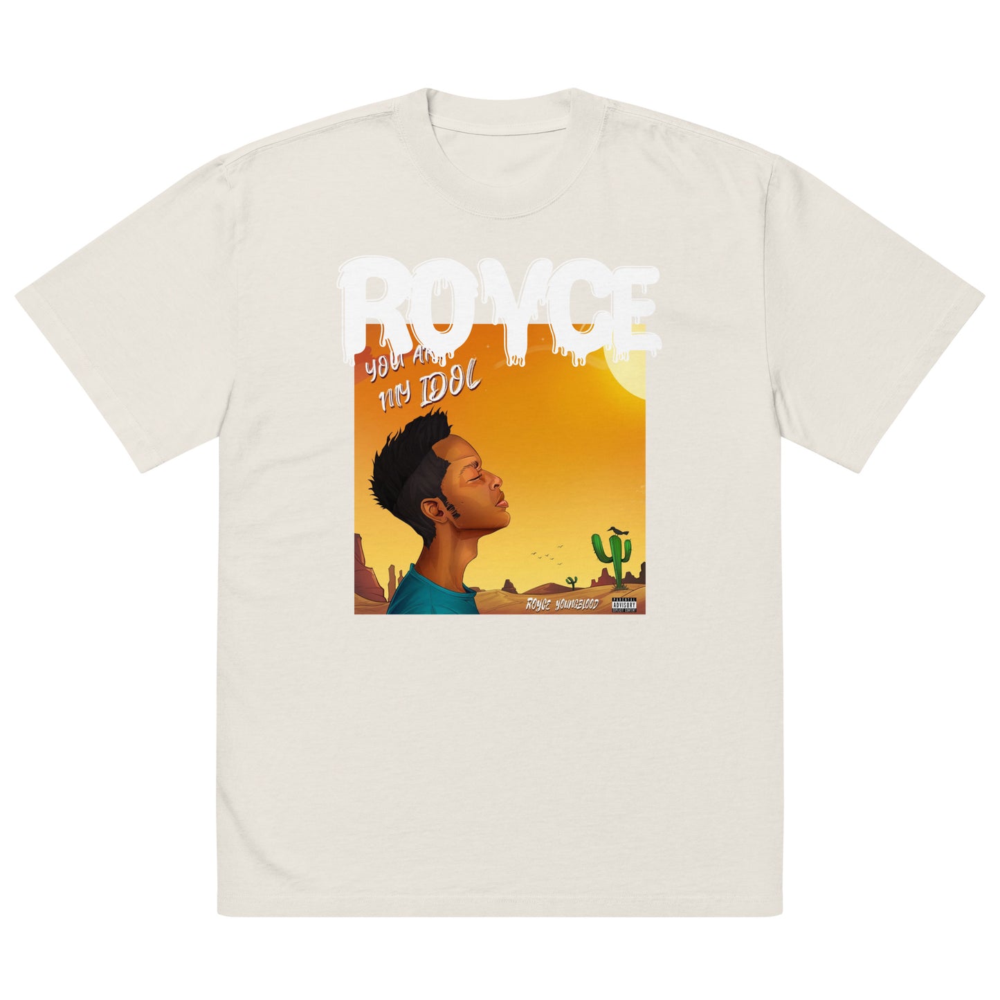 YAMI Oversized faded t-shirt