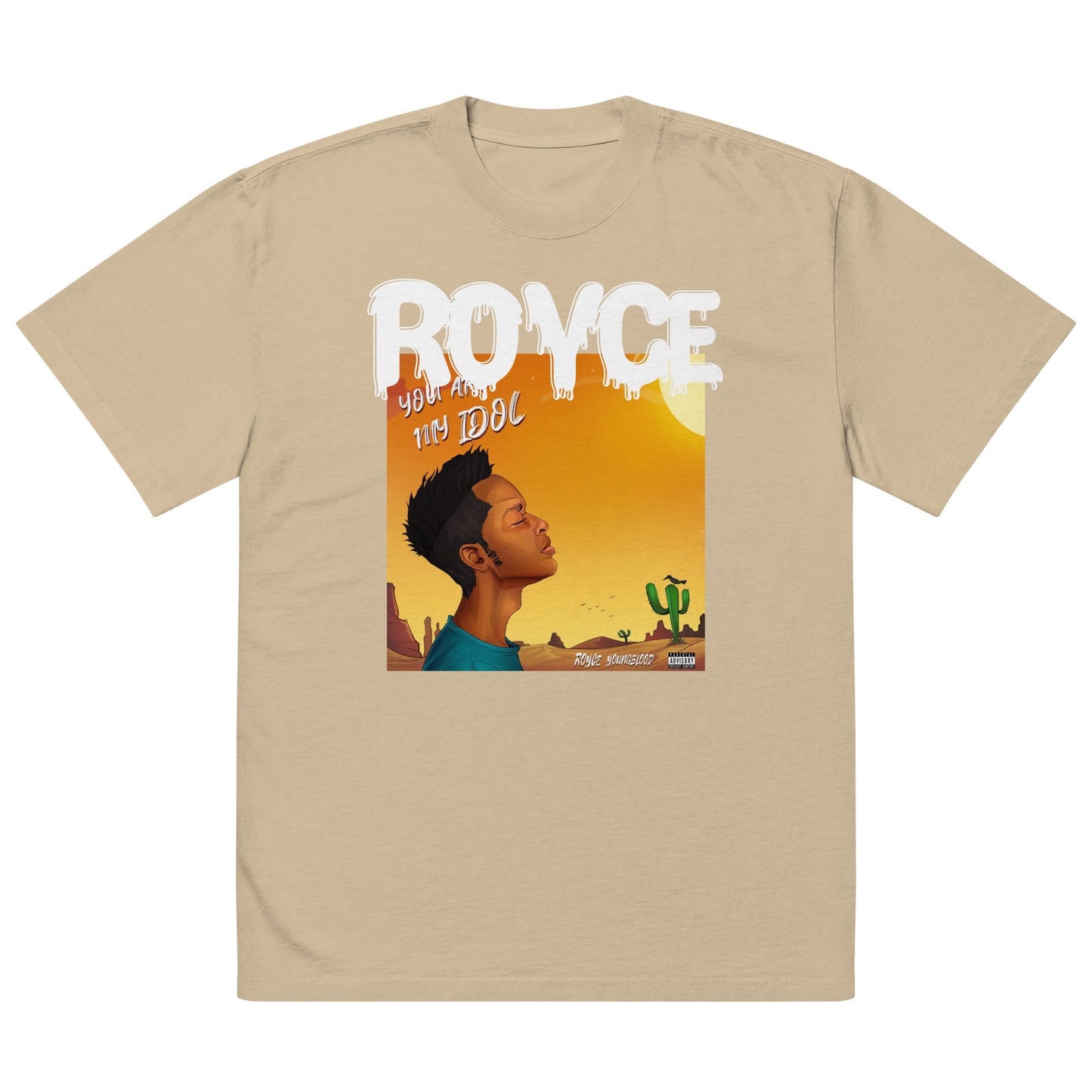 YAMI Oversized faded t-shirt