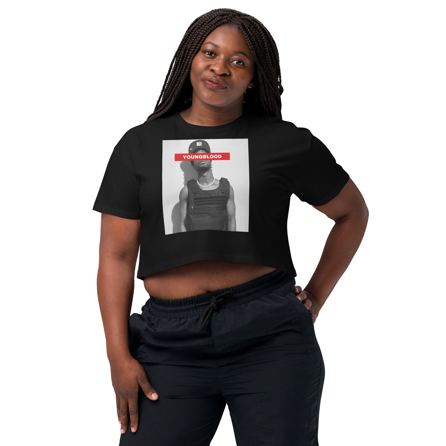 Royce YoungBlood Women’s crop top