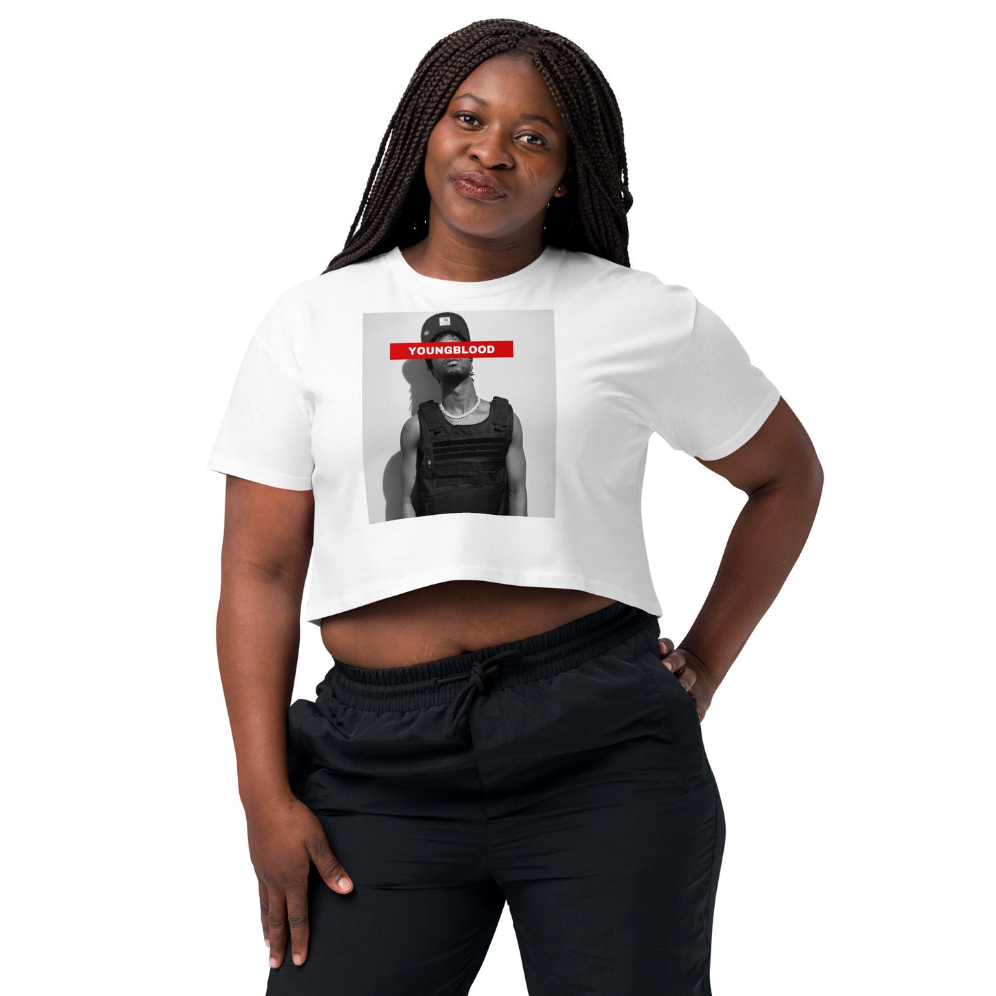 Royce YoungBlood Women’s crop top